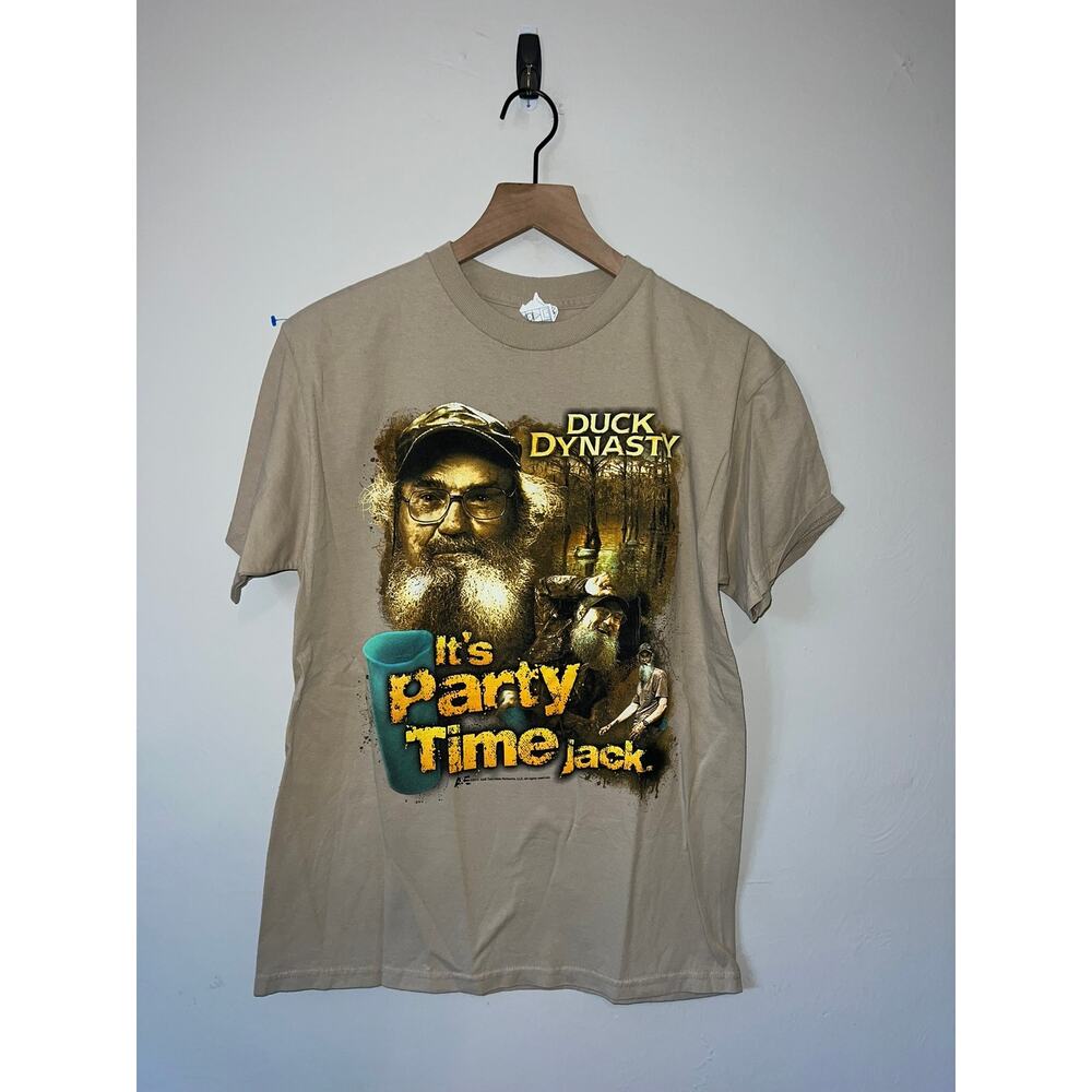 Duck Dynasty Shirt It's Party Time Jack Brown TV Show Uncle Si Tee M Medium